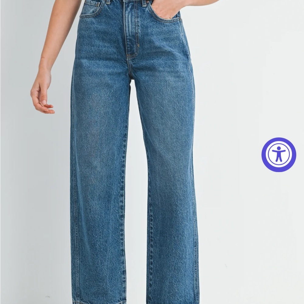 Just Black Denim The Throwback Straight Jeans